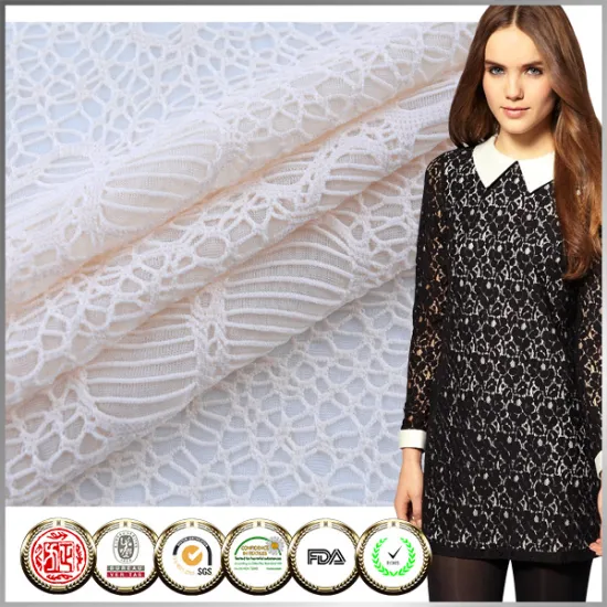 New style FDA certified Bonding Polyester Lace fabric for sale