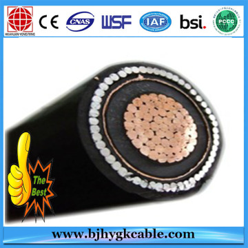 220kv 1c1600sqmm Copper XLPE Cable  KEMA CERTIFIED