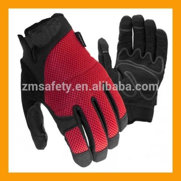 Breathable Mesh Back Full Finger Sport Gripper Glove