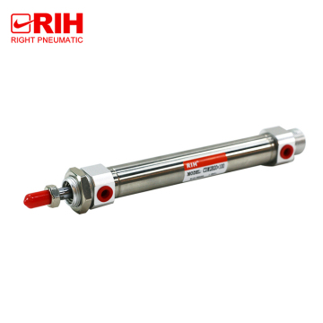 SMC Pneumatic Cylinders CDM2B Series: 25mm Bore, 50mm Stroke, Stainless Steel, Magnetic Mini Cylinder