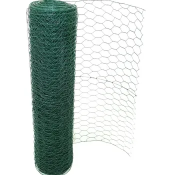 Chicken Hexagonal Wire Mesh Roll For Insulation Pvc Coated Chicken Mesh Animal Cage
