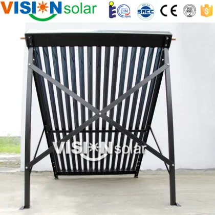 Hot water pool space heating copper pipe solar collectors