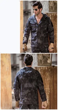 OEM Custom Mens Sport Outdoor Jacket with Hood