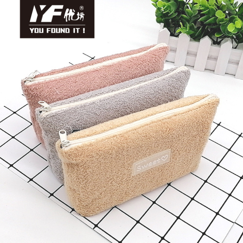 Custom Pencil Bag. Sweet style plush pencil Bag Manufactory