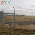 Clôture de la prison de la sécurité de la sécurité de l'aéroport en fil de fer barbelé