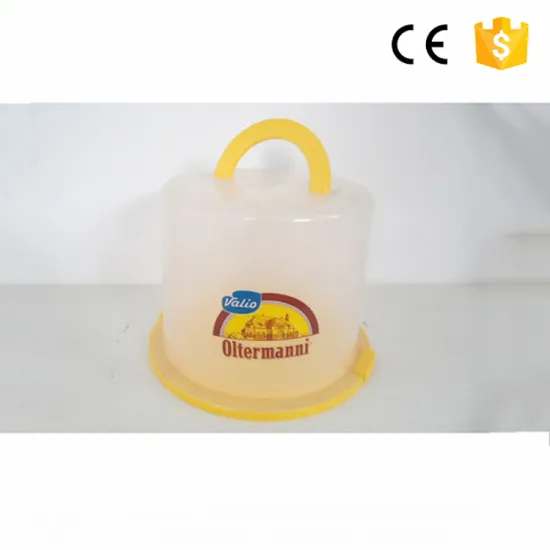 Cheap Square & Rectangular plastic boxes for cheese cake plastic gold cake container