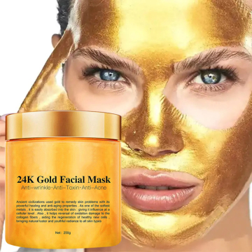 OEM Customized Private Label 24k Gold Collagen Anti-Wrinkle Anti-Toxin Peel Off Facial Mask