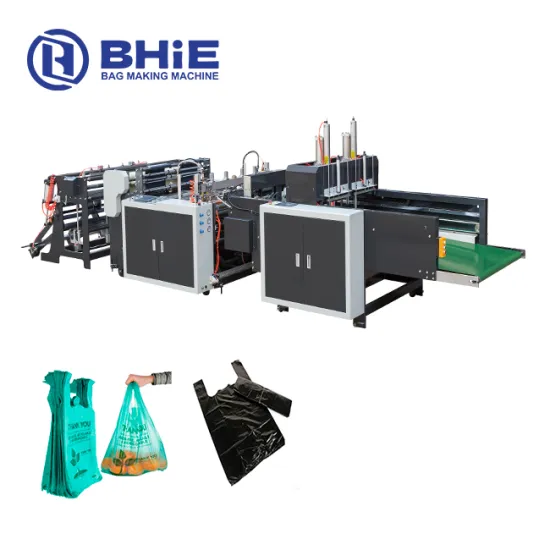 Industrial Machines for T-Shirt Bag, Bottom Sealing Bag, and Plastic Carry Bag Production