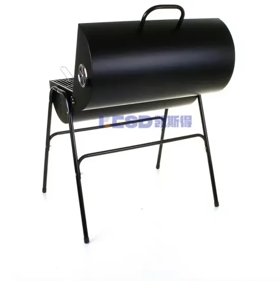 Professional Charcoal BBQ Grill Barrel Smoker Barbeque Grill