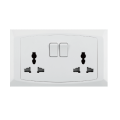 ST Series 2 Gang 13A Multi Switched Socket