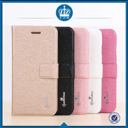 LZB Silk Grain Series Smart Leather Case Cover For ASUS Zenfone 4