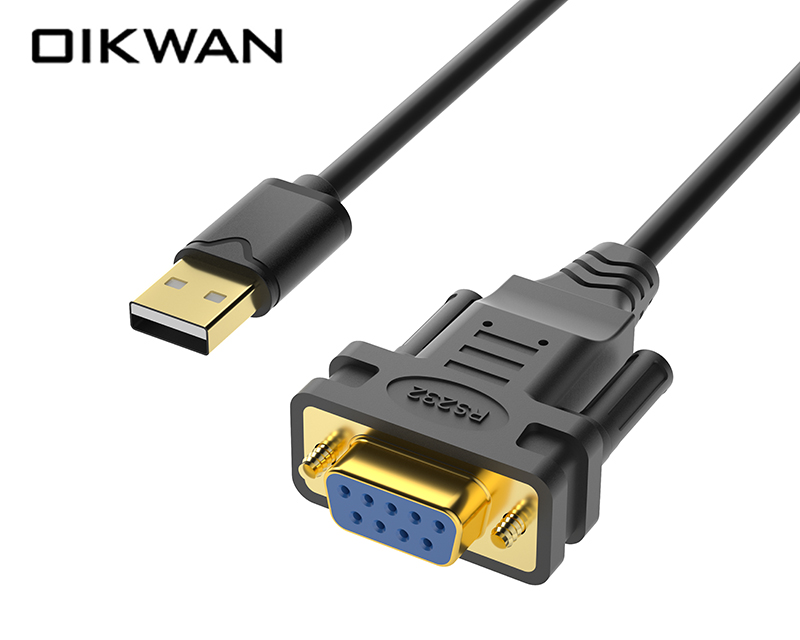 Cáp nối tiếp USB đến DB9 RS232 sang bộ chuyển đổi USB thành USB