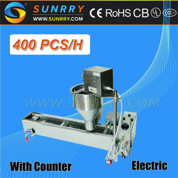 Electric automatic mini donut machine for 400 PCS per hour with counter donut filling machine (SUNRRY SY-DN11B)