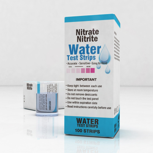 Tiras reactivas de agua Nitrato Nitrito Kit de prueba de agua