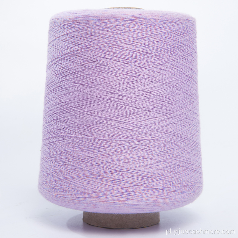 Maszyna na drutach Pure Cashmere przędza 80 nm miękkie dzianie
