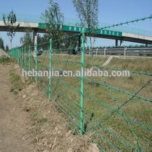 ANJIA tree protection electric galvanized barbed iron wire fence price l(ISO9001 factory)