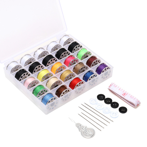 25-Pcs Spools and Sewing Thread for Sewing Machine