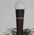 Lampe solaire de mobilier d'extérieur