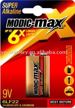 Alkaline Battery 9V 6LR61