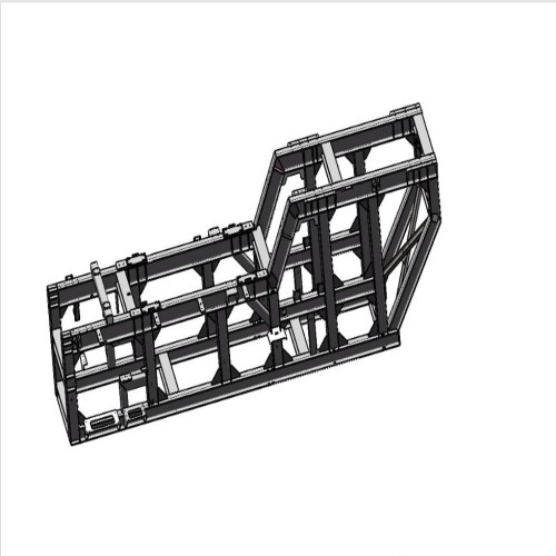 Прочная конструкция рамы XPE1215 мобильной щековой дробилки