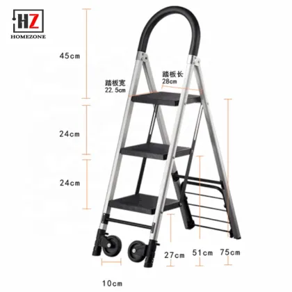 Ladders Household Ladder Aluminum A Type Step ladder