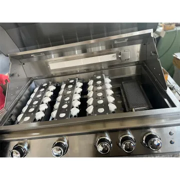 Factory 4 Burners With Infrared Burner Outdoor Kitchen Gas Grill Bbq Built In Gas Grill Easily Assembled