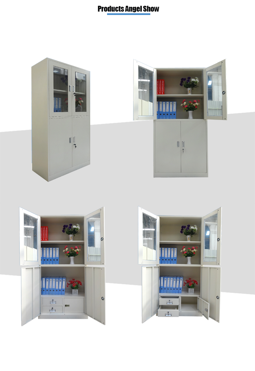 Glass door steel office file storage China Manufacturer