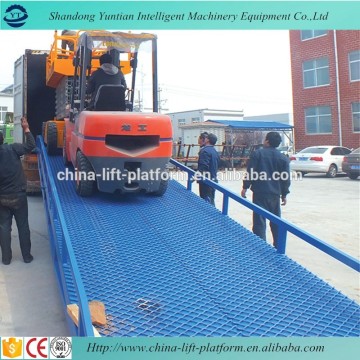 CE 8t mobile loading container ramp for forklift price