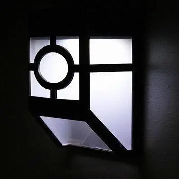 Solar wall lamp with 30W power