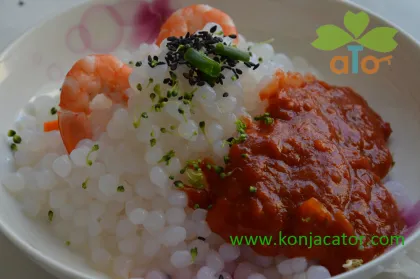 low calorie wholesale konjac flour gluten free konjac pearl rice