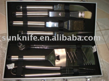 7-pc BBQ tool set