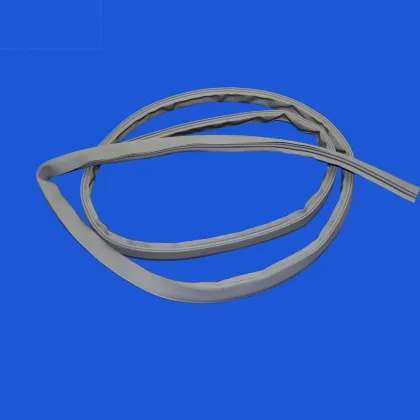 Rubber edge for sheet metal seal strip