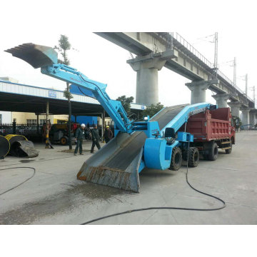 Подземный туннельный уголь, загрязняющий погрузчик