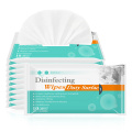 Disinfecting long-acting antibacterial wipes portable flushable toilet wet tissue