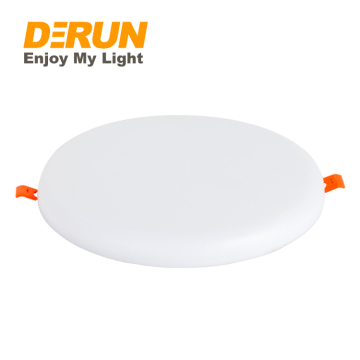 Round Square No Dark Area LED Panel Light 9W-36W SMD2835 130V-230V CE ROHS