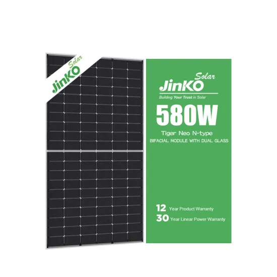 High Power 580W Bifacial Tiger N Type 182mm Half Cut Cell Solar Panel