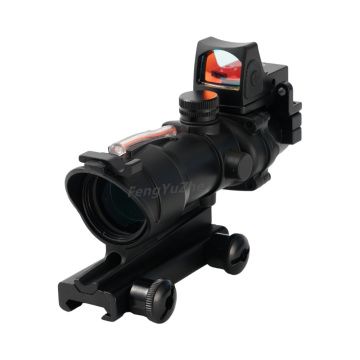 Tactical ACOG 4x32 Telescope Scope with RMR Illuminated Red Dot Sight