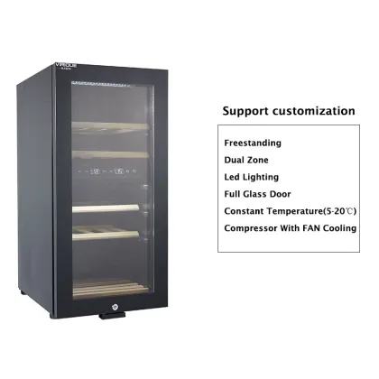 Wine Chiller Compressor Wine Cooler With Stand Legs