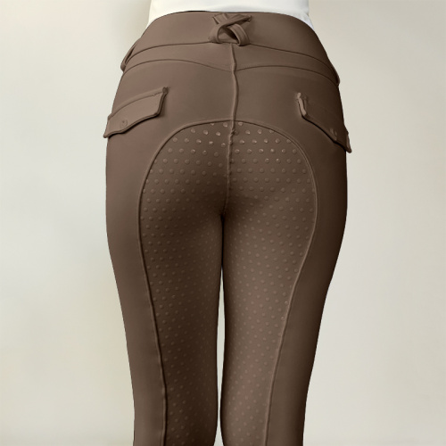 Brown Women's Full Seat Riding Tights Equestrian Jodhpurs