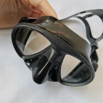Topeng Freediving Glass Tempered: Goggle menyelam kelantangan rendah untuk snorkeling dan menyelam skuba