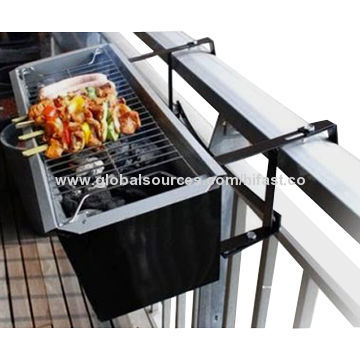 3-in-1 balcony hanging BBQ grill indoor barbecue