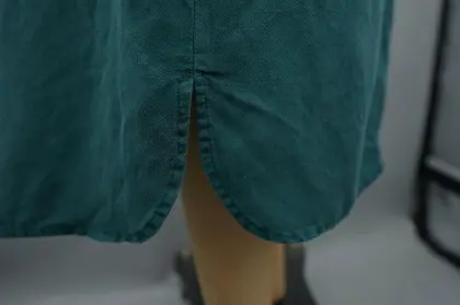 Women's Casual Pocket Slit Elastic A-line skirt