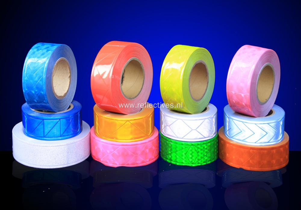 Reflective PVC tape for safety garments