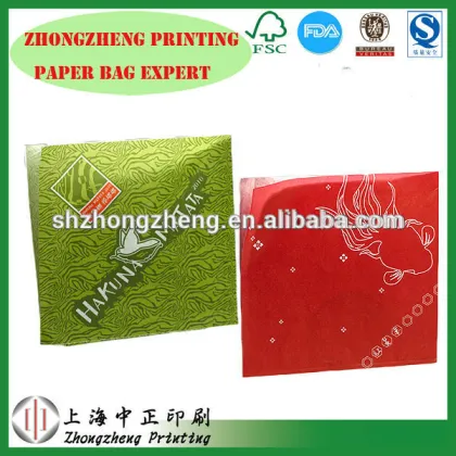 60g laminated paper Apple Pie,Pineapple Pie paper bag for food