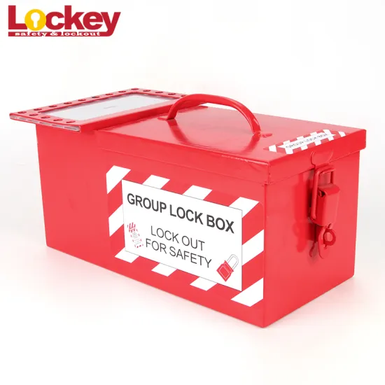 Portable Group Steel Box Plate Safety Lockout Box