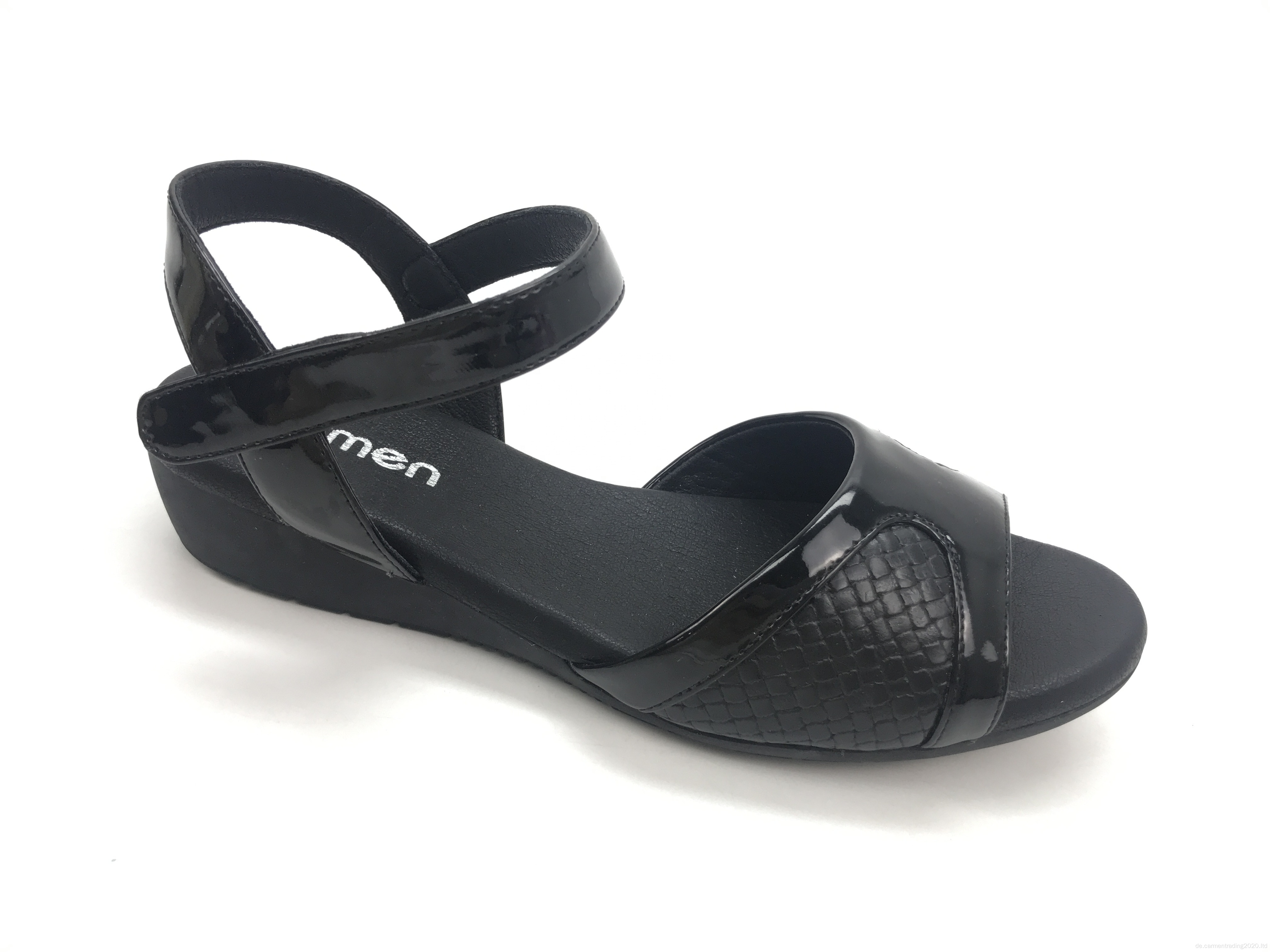 Damen tägliche Sandalen niedrige Keilsandalen Frauen