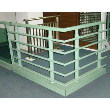 light green anodized aluminum handrails profile for handrail profile