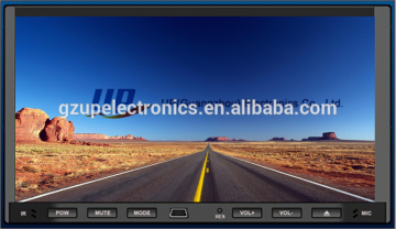 2014 NEW 6.95'' slide down universal 2 DIN Car DVD Player GPS bluetooth