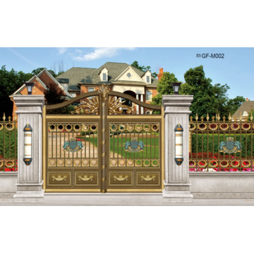 Villa Aluminio Art Fence Yard Entrance Doorr