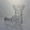 Personalisierte Wellbleche transparente Kristallbierglas